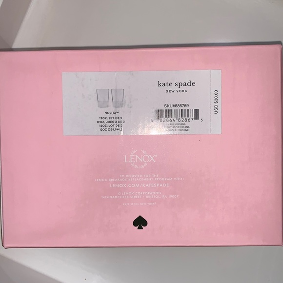NIB Kate Spade Nolita Old Fashioned Glasses - Picture 5 of 11